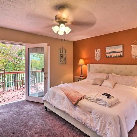 Rustic Red Cabin With Deck In Maggie Valley Club! Εξωτερικό φωτογραφία