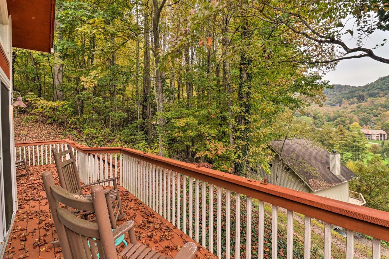 Rustic Red Cabin With Deck In Maggie Valley Club! Εξωτερικό φωτογραφία